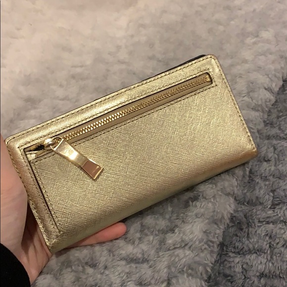 Kate Spade Gold Stacy Wallet - Picture 3 of 3
